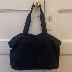 Navy Lululemon Gym Tote
